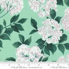 Elderberry Blossoms in Seafoam | Love Letter | Moda