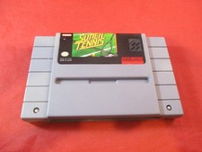 Super Tennis (Super Nintendo SNES) game WORKS!