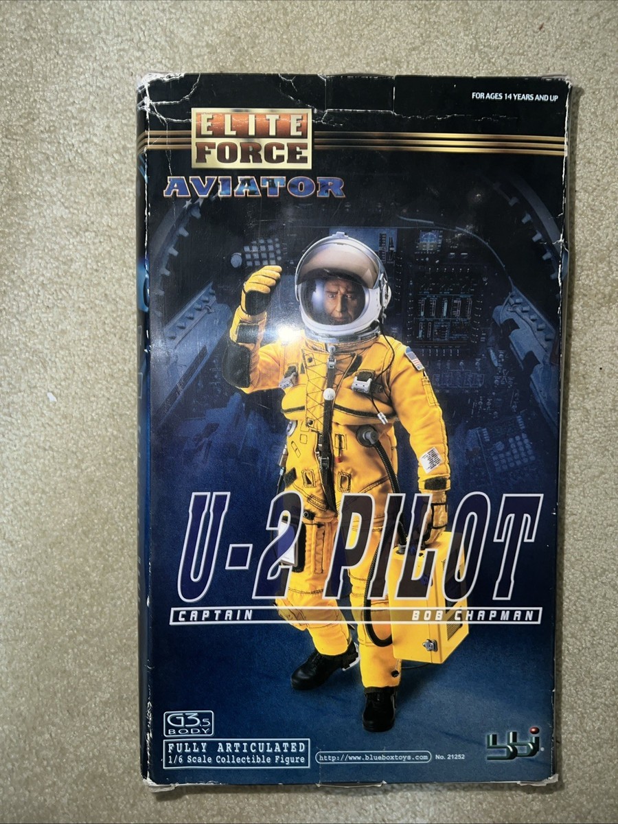 その他 U-2 PILOT 1/6 CAPTAIN BOB CHAPMAN ELITE FORCE AVIATOR U-2 PILOT CAPTAIN BOB CHAPMAN MIB 1/6