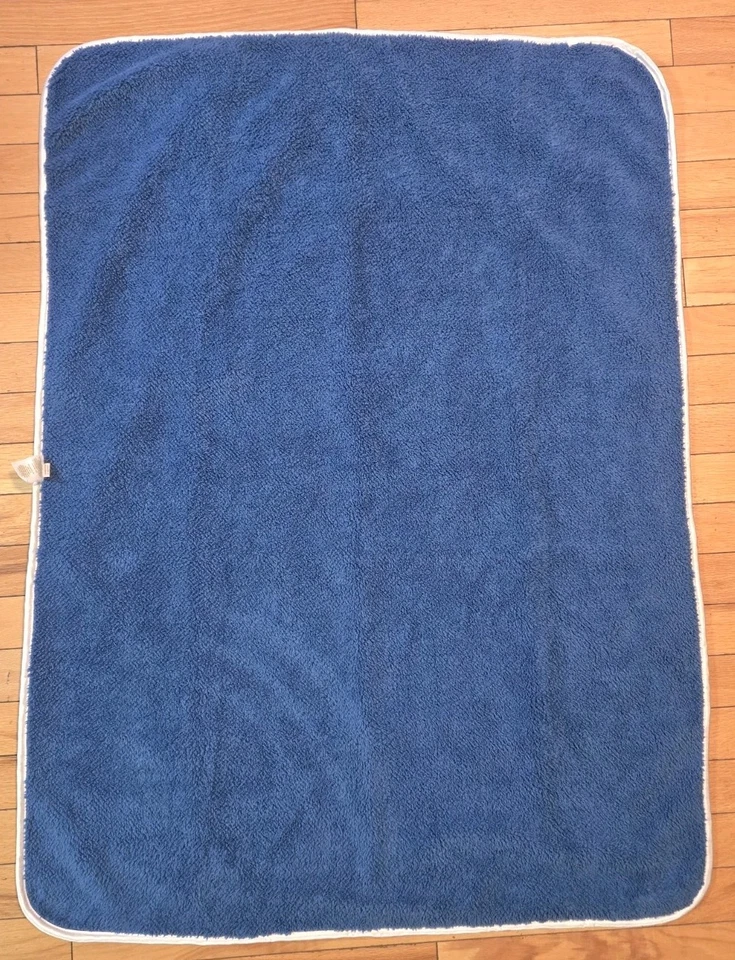 Manta Sherpa Circo Patchwork Minky Dot Rojo Azul Naranja Verde Satinado Borde Objetivo Foto 2 de 4