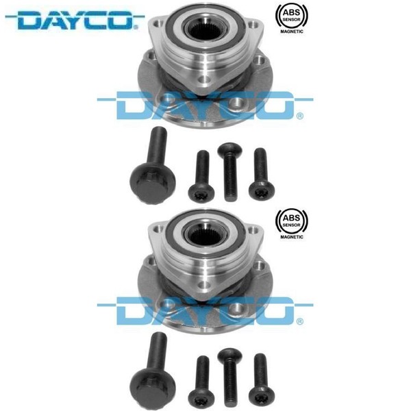 2X Radlagersatz Dayco KWD1021 2 Radlager Satz Links Rechts-image