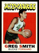 1971-72 Topps #129 Greg Smith Milwaukee Bucks NR-MINT PACK FRESH! SET BREAK!