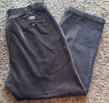 Vintage 90s Polo Ralph Lauren Andrew Pant Mens Sz 36 x30 Brown Corduroy Pleated