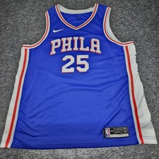 Nike Philadelphia 76ers Ben Simmons 25 Basketball Jersey Swingman XXL Sz 58
