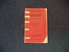 Fordson Tractor Instruction Book Owners Manual Printed in USA 1935 very Rare