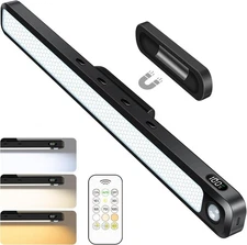 Ferswe 5W Motion Sensor LED Light Bar with Remote, 5 Watts, Remote Control 