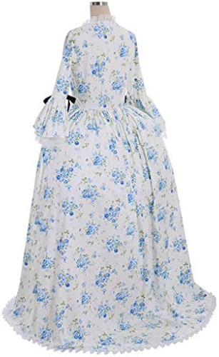 Women's Rococo Ball Gown Gothic Victorian Dress Costume - Bild 28 von 48