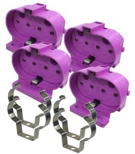2G11 UV lamp holder kit X 4 - Extended life UV light bulb socket  clip for Germ