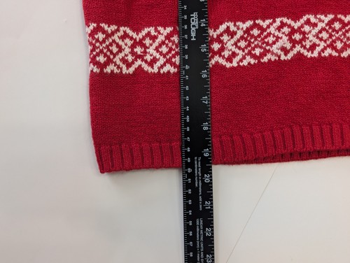 Gap Kids Sweater XL (12) Red Christmas Turtleneck Stretchy - Free Shipping - Picture 5 of 8