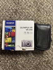 Olympus VR-340 16.0MP Digital Camera W/ USB Charging Cable AV Cord