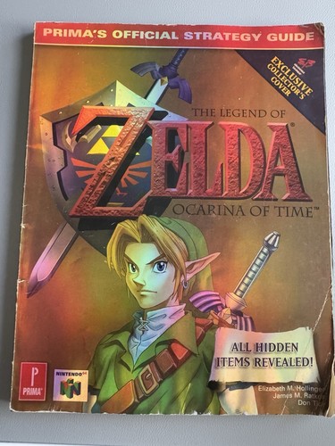The Legend of Zelda Ocarina of Time Nintendo 64 N64 EB Strategy Guide Hint Book