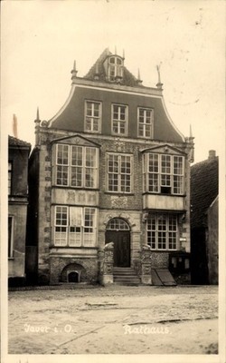 Ak Jever in Oldenburg Friesland, Jever i. O., Rathaus - 5095521