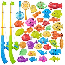 Magnetic Fishing Pool Toys Game for Kids Toddlers, Water Table Bathtub Toy wi...