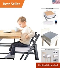 Waterproof Toddler Booster Seat with Adjustable Straps - Ultimate Dining Comfort