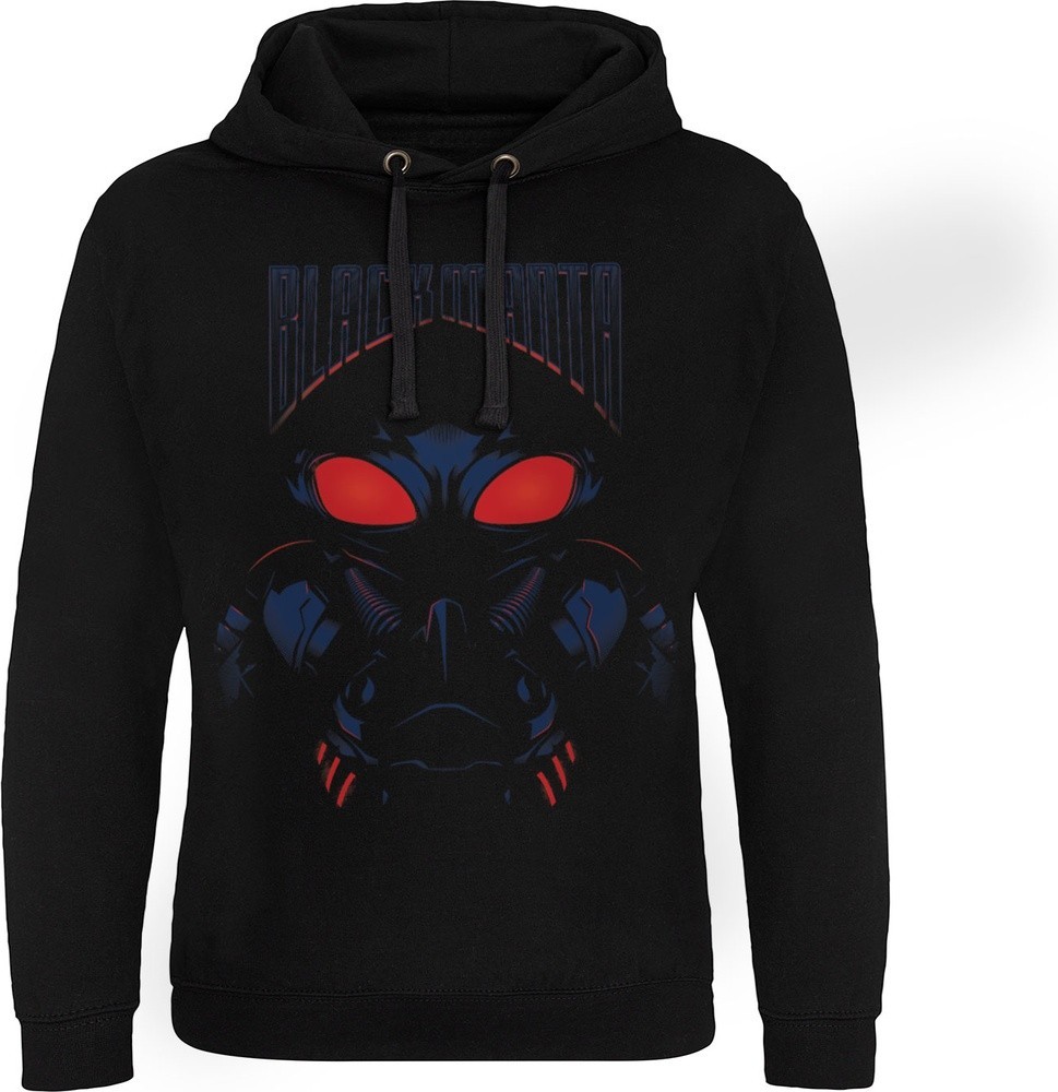 Sudadera con capucha negra Aquaman Manta Epic