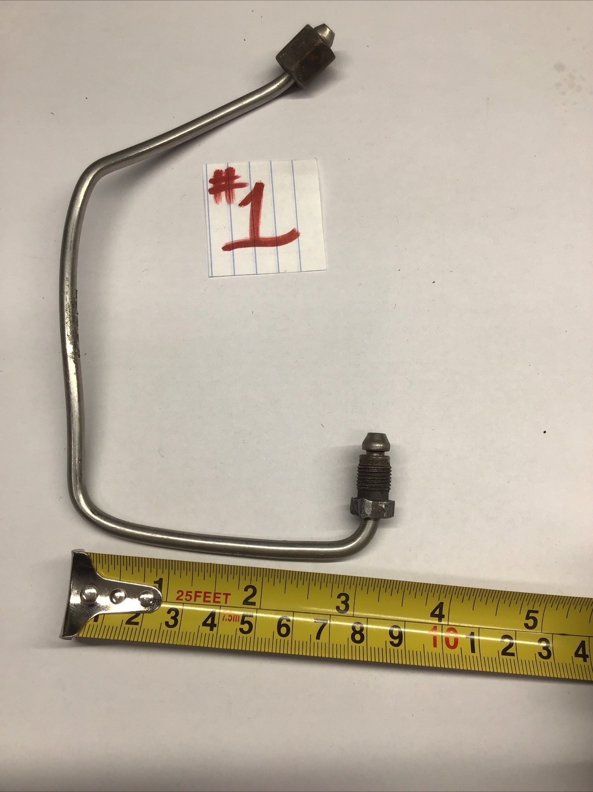 1981-89 -93 ROLLS ROYCE SILVER SPIRIT SPUR BENTLEY FUEL LINE PIPE #1