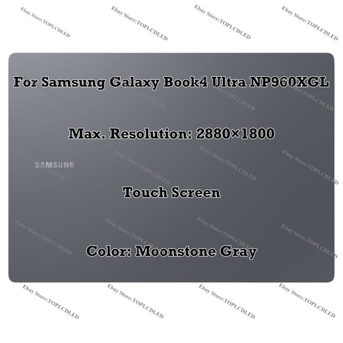OLED LCD Screen Complete Assembly For Samsung Galaxy Book4 Ultra NP960XGL-XG1BE - Picture 2 of 11