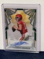 Jackson Arnold 2025 Leaf Trinity Football Clear Auto 23/25 Auburn