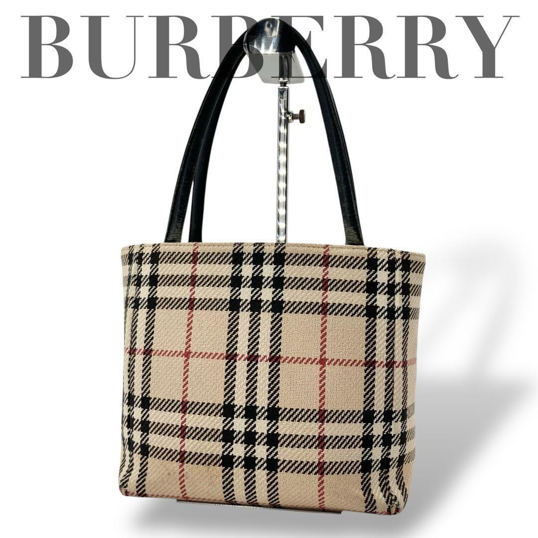 バッグ Burberry Nova Check Canvas Tote Handbag Burberry Nova Check Tote Bag Shoulder Bag Plaid Mini Canvas