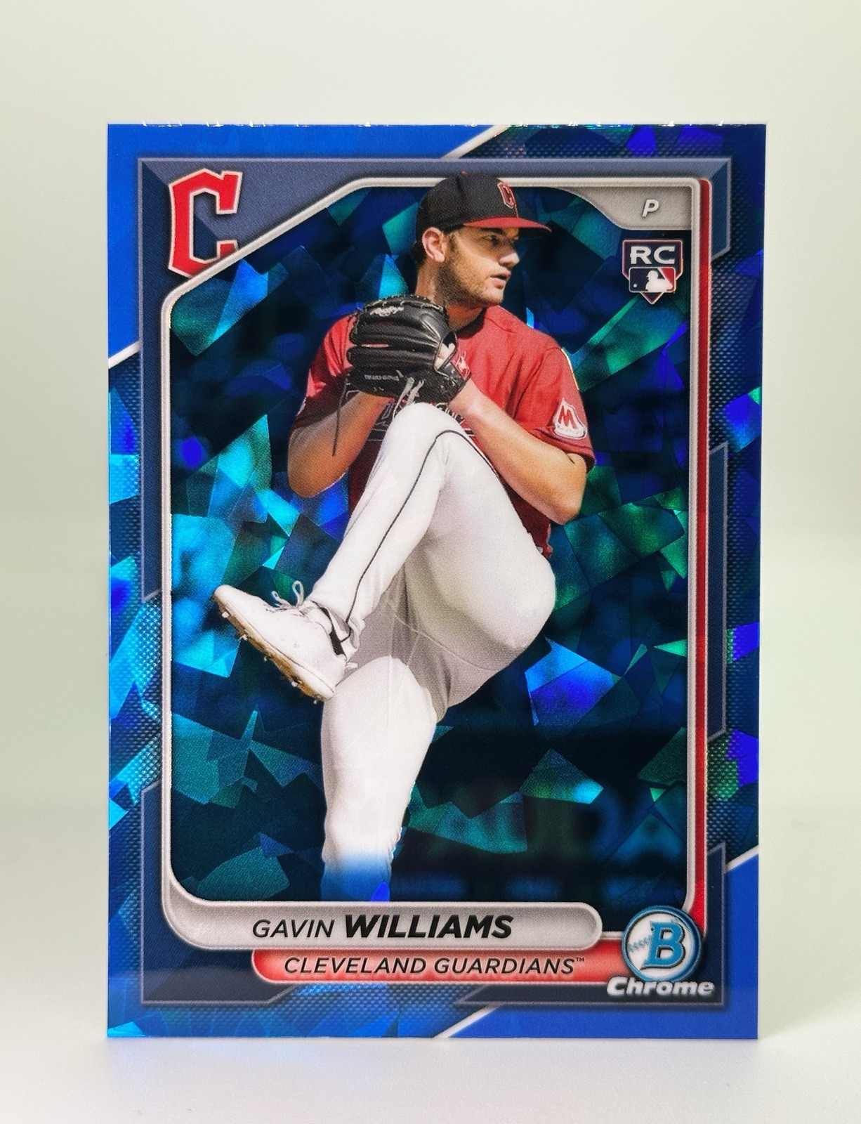 2024 Bowman Chrome Sapphire #77 GAVIN WILLIAMS RC Rookie