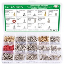 516Pcs Computer Screws Kit, M3 6-32 Motherboard Standoffs for SSD
