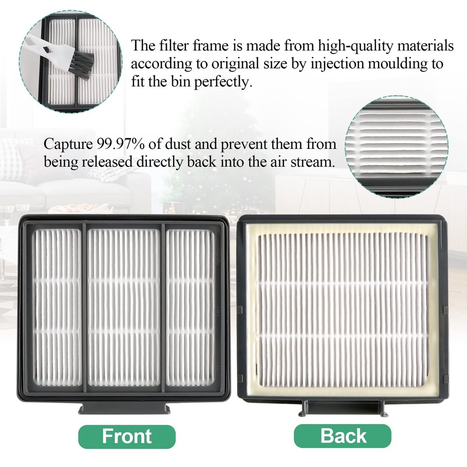 Lemige Ersatzfilter & Seitenbürsten Für Shark Ion Roboterstaubsauger – 10-teiliges Set, Kompatibel Mit R85, R71, S87 Uvm.