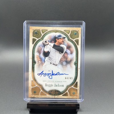 2026 Topps Tier One Reggie Jackson Auto 44/49  #T1A-RJ New York Yankees