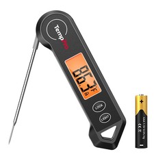 TempPro TempSwift 1 Sec Instant Read Meat Thermometer Digital Pitch-black