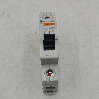 Merlin Gerin Multi9 15090 Circuit Breaker 100A 1P 250V DIN Rail 100 Amp 1 Pole
