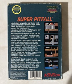 Nintendo NES 5 Screw Super Pitfall Complete CIB