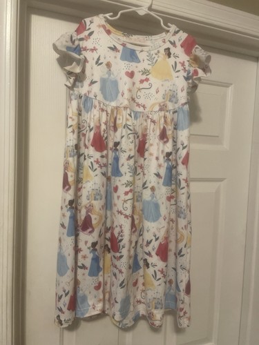 DISNEY GIRL'S MULTICOLOR PRINCESS DRESS SIZE 7/8 - Picture 2 of 2