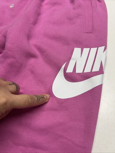 NWOT Girls Nike Pink Sportswear Logo Sweatpants Joggers Size L Large 6-7 Pants - Picture 6 of 10