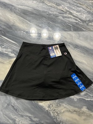 Girls Champion Active Skort Black Large 10/12