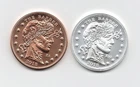 .999 Fine Silver 1 oz Round "Barber" 2018 Zombucks + 1oz copper "Barber"