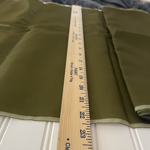 SILK Olive Green- FABRIC 8 Yards x 22 Inches Wide or 288 Inches x 22 Wide - Picture 9 of 11