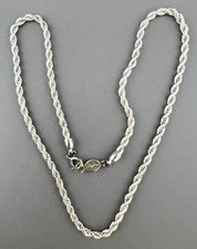 Vintage Napier Necklace Thick Rope Chain Silv...