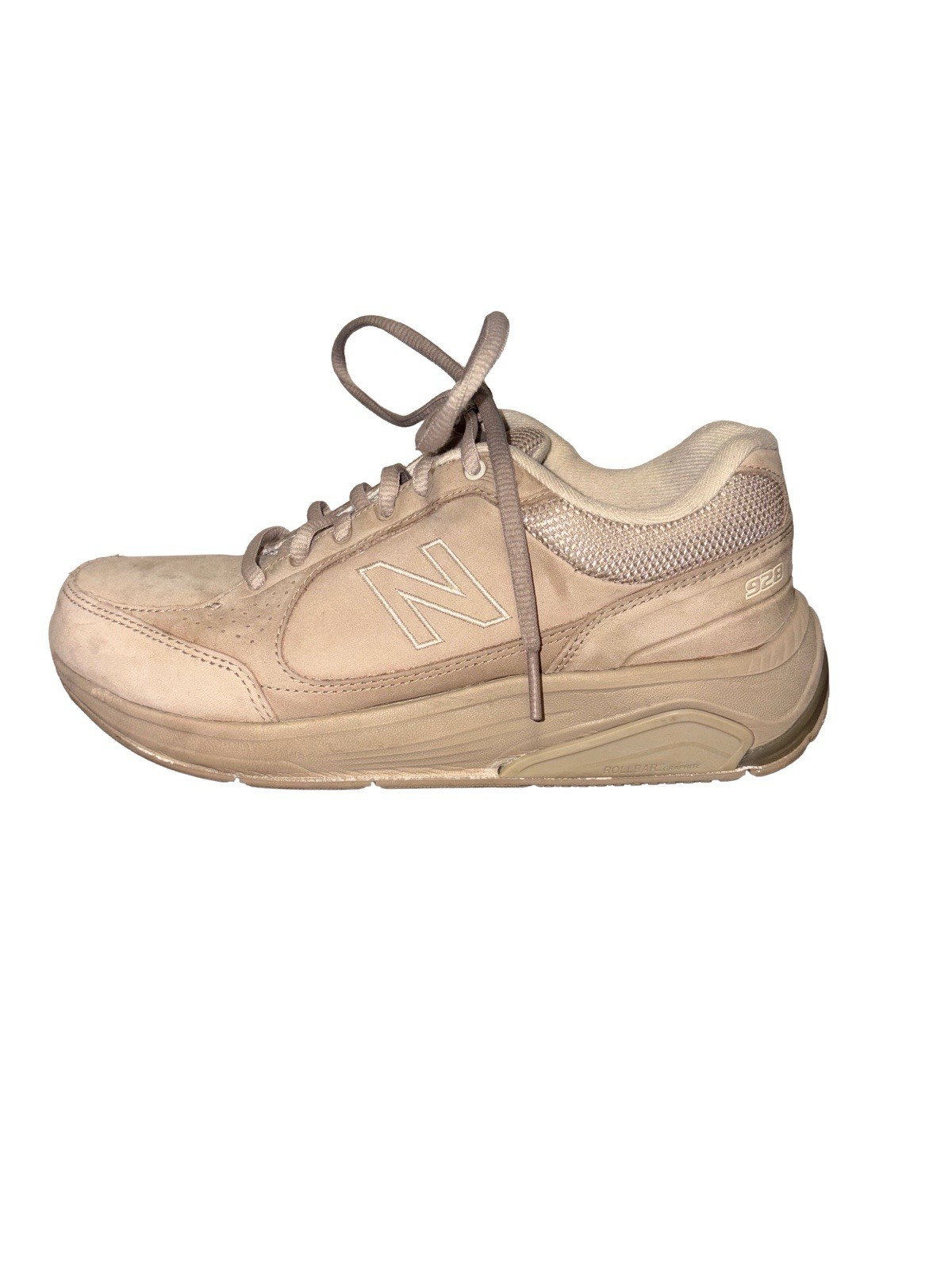 New Balance 928 Beige Tan Suede Walking Strike Path Shoes Size US 7.5 B Rollbar thumbnail 11