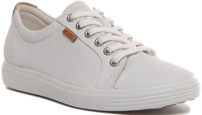 Ecco Soft 7  Light Wright Eva Sole Female Trainer In White Size US 10-10.5 Women