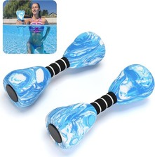 Aquatic Dumbbells, 2PCS Foam Water Weights, Aerobic Exercise Fitness Equipment