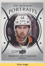 2018-19 Upper Deck UD Portraits Rookies Marcus Pettersson #P-73 READ 0s9c