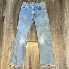 Vintage Made In USA Kids Orange Tab Levi s Size 12