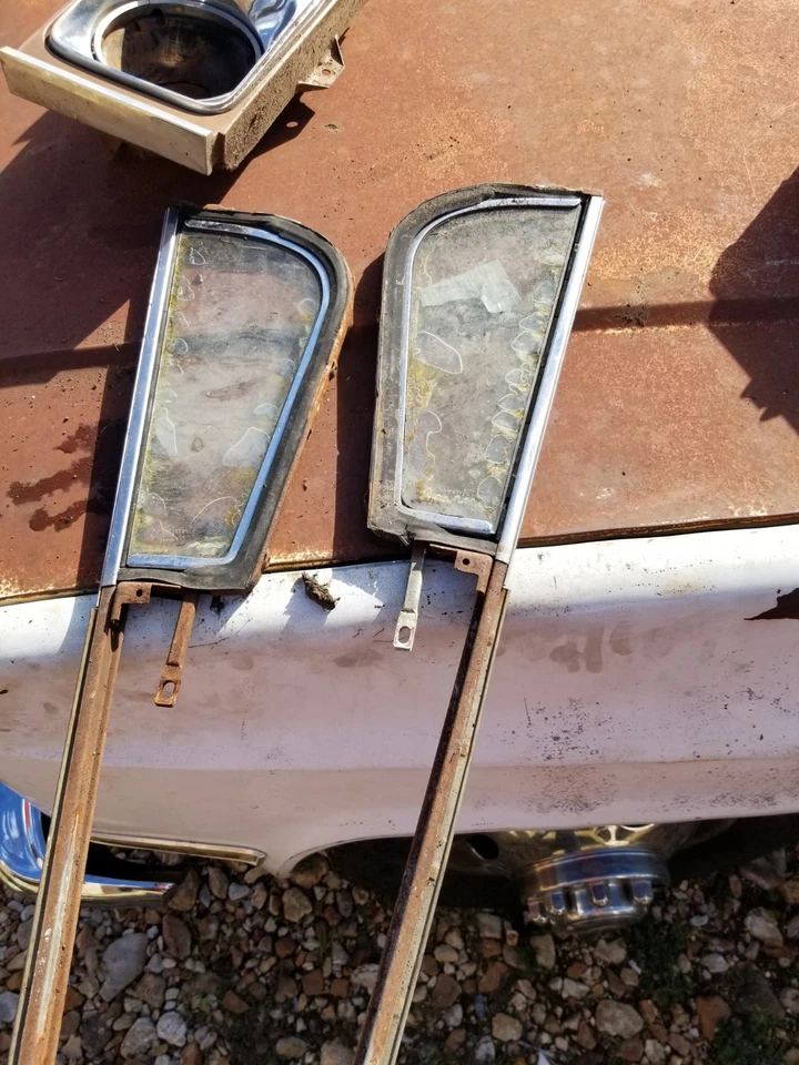 1959 1960 Chevy Impala Vent Wing Window 2/4 Door Sedan BelAir Biscayne Nomad OEM - Изображение 3 из 4