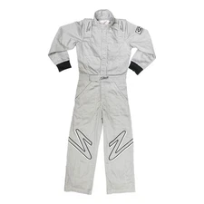 Zamp R010015YXL, ZR-10 Racing Suit, Gray, X-Large, Single Layer, SFI 3.2A/1
