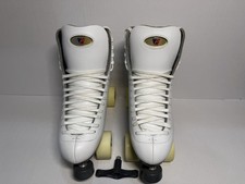 Riedell 120 Award Artistic Roller Skates 8.5 W Powerdyne Thrust Varsity 62 Moto