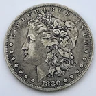 1880-O Morgan Silver Dollar $1 VF Very Fine New Orleans.900 USA Coin