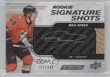 2023 Engrained 2019-20 Update Rookie Signature Shots 227/249 Max Jones Auto x2o