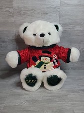 1999 Snowflake Dan Dee Christmas Holiday Plush Teddy Bear