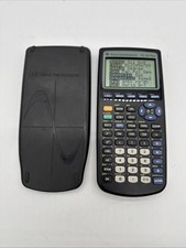 TEXAS INSTRUMENTS TI-83 Plus Graphing Calculator Black Tested Working FREE SHIP