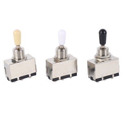 3Pcs E-Gitarre Toggle Switch 3-Wege Voice Changeover Shifter Musikinstrument CUB