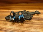 Cast iron trivet along with pair cast iron sitting figurines 4" [Y6-W7-A8] — photo 1